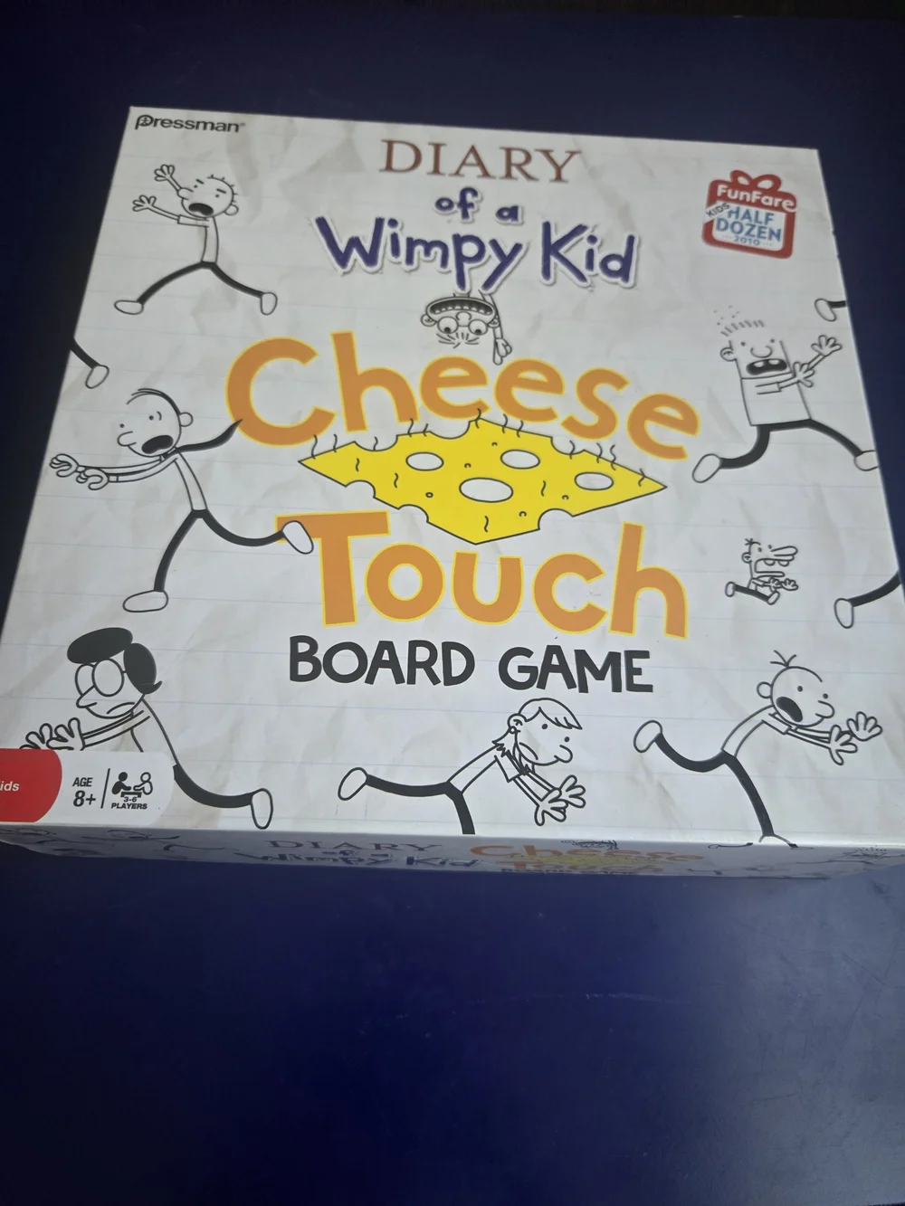 Diary of a Wimpy Kid Cheese Touch Board Game -